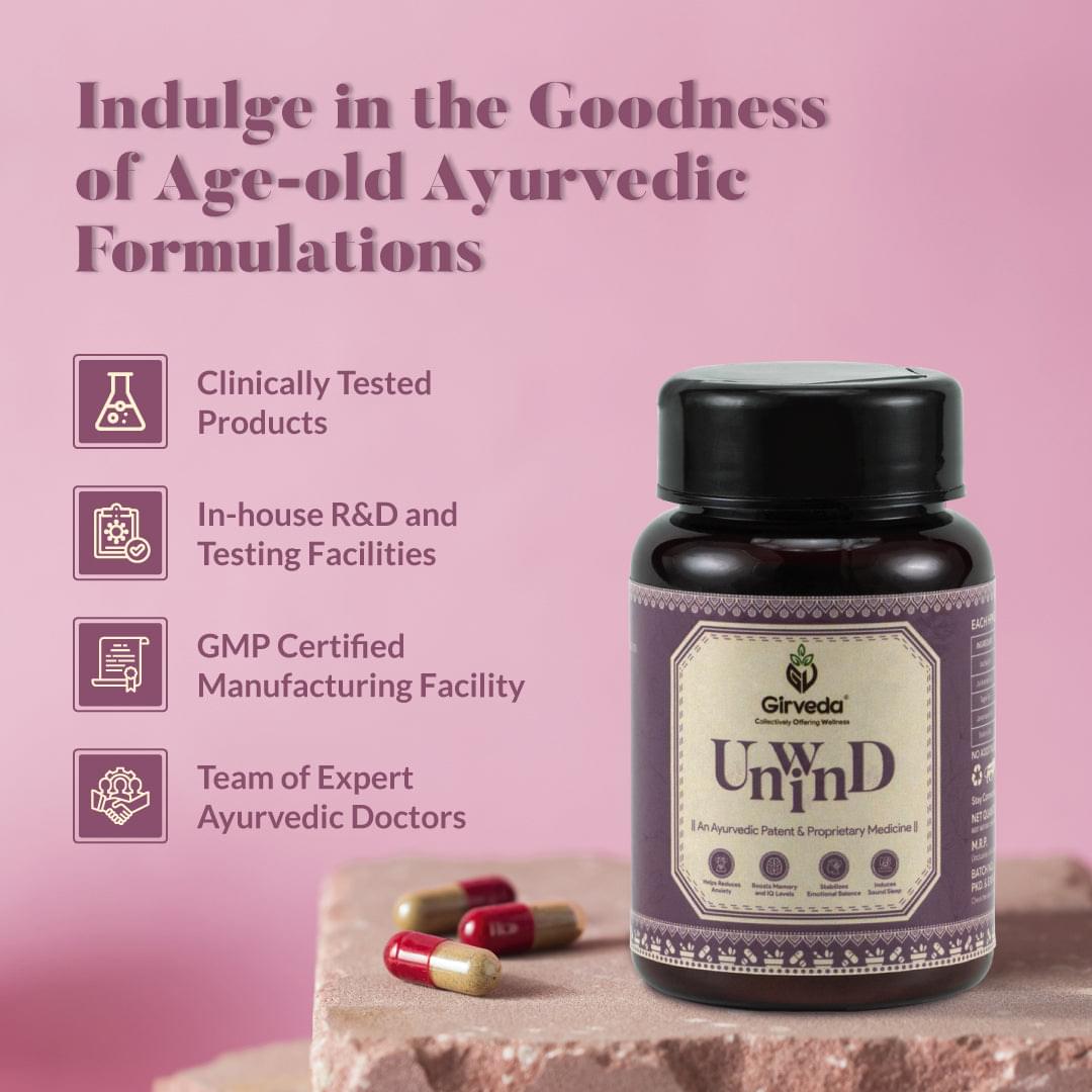 Unwind Anti - anxiety Capsules – 60 Capsules