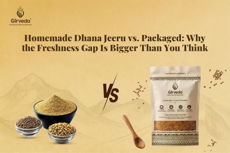  Homemade Dhana Jeeru vs. Packaged