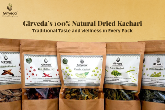 Girveda’s 100% Natural Dried Kachari: Traditional Taste and Wellness in Every Pack