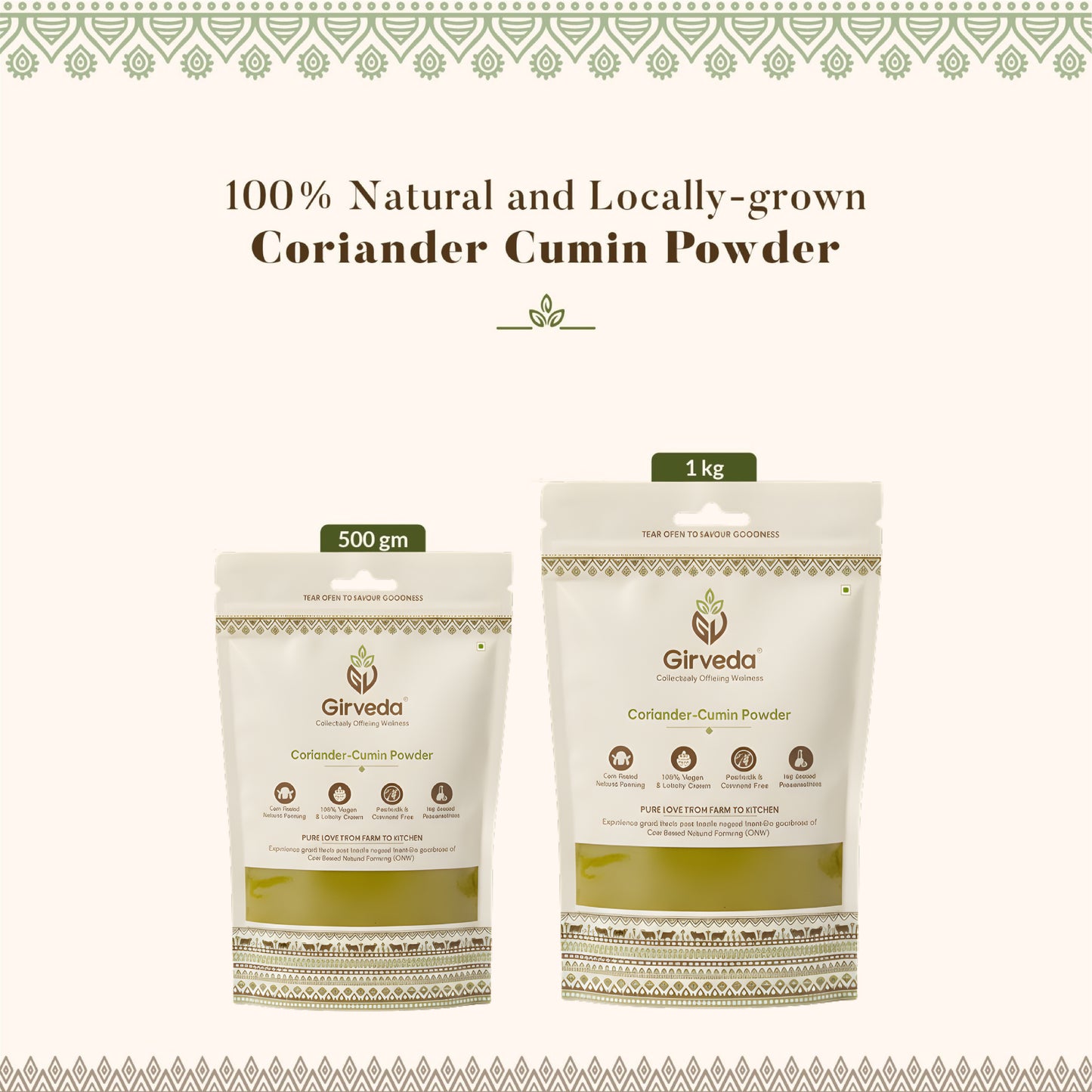 Coriander-Cumin Powder ( Dhaniya Jeera Powder )