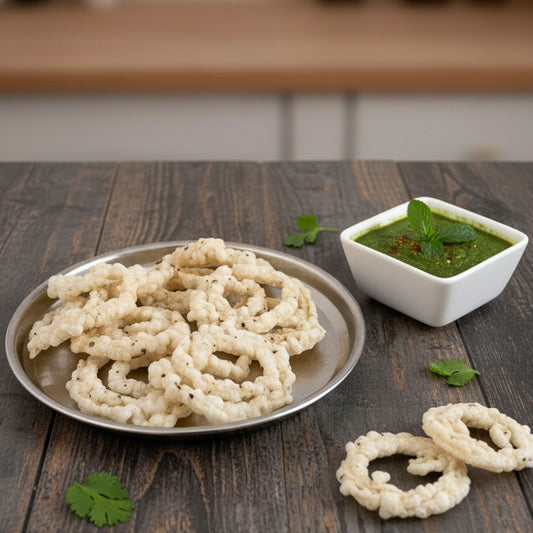 Potato Sabudana Chakri