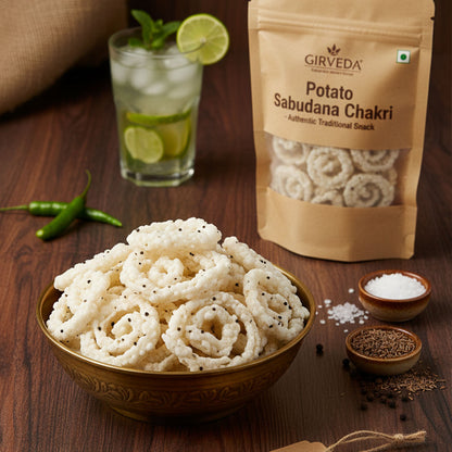 Potato Sabudana Chakri