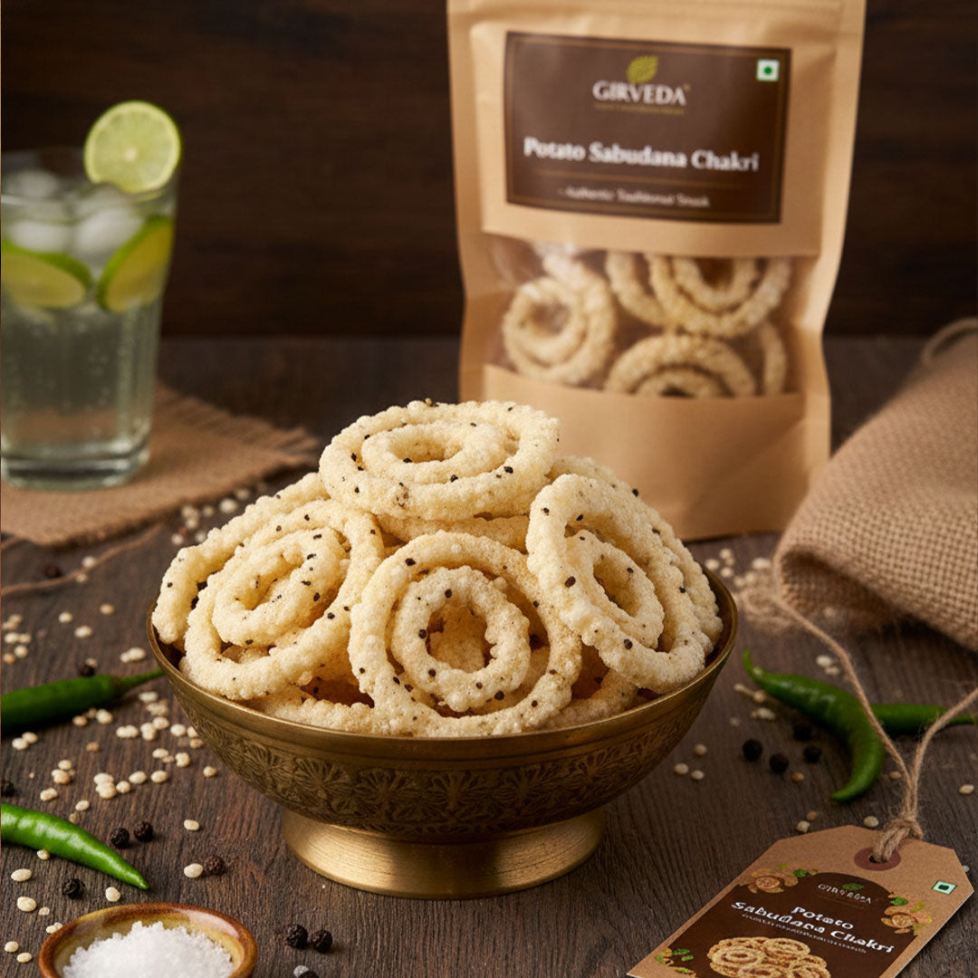 Potato Sabudana Chakri