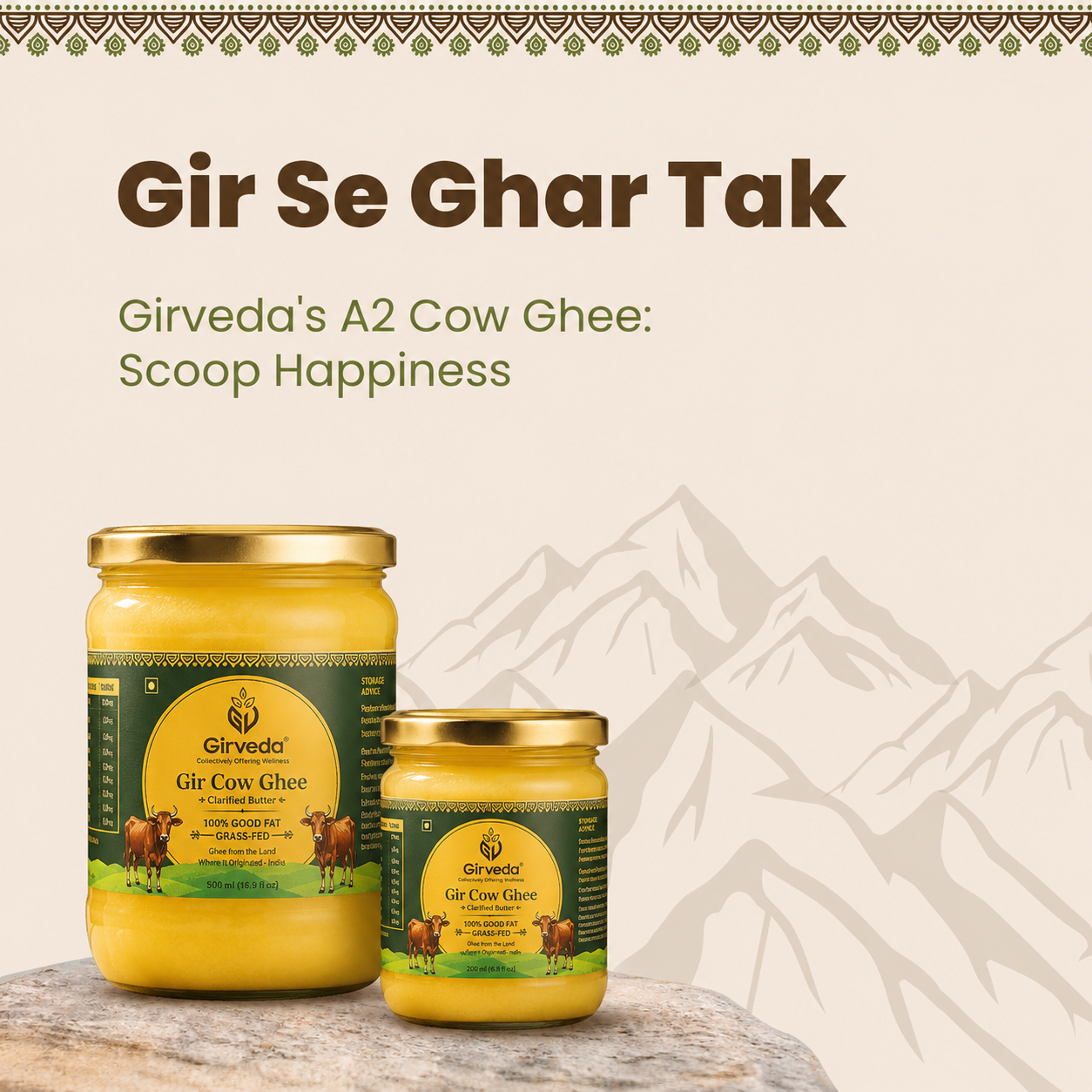 Shop A2 Gir Cow Ghee Online with Pure Bilona Method