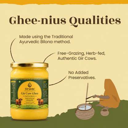 Shop A2 Gir Cow Ghee Online with Pure Bilona Method