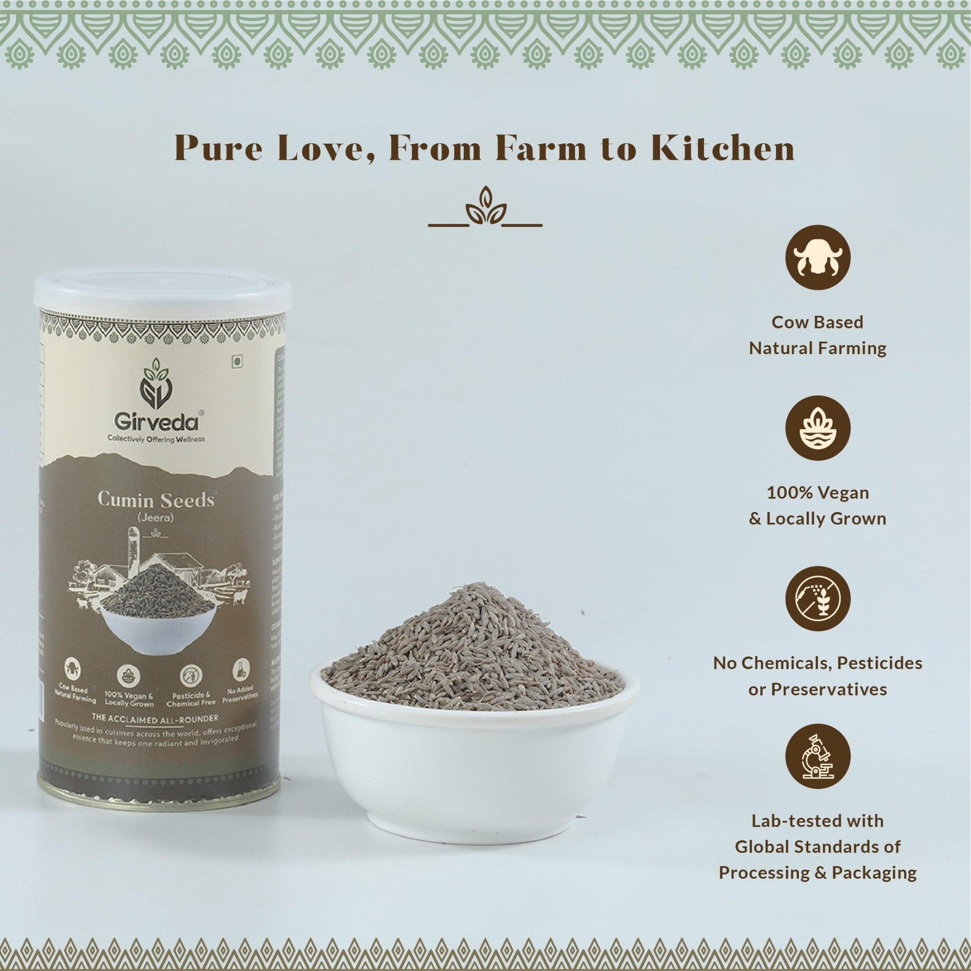 Girveda Natural Cumin Seeds – Jeera