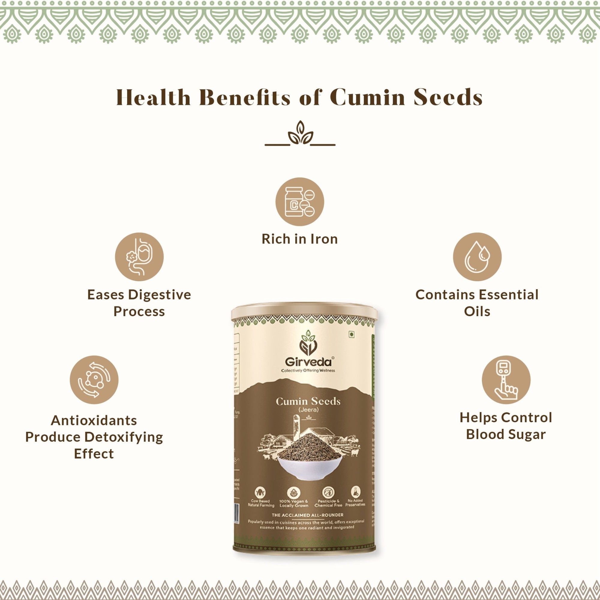 Girveda Natural Cumin Seeds – Jeera