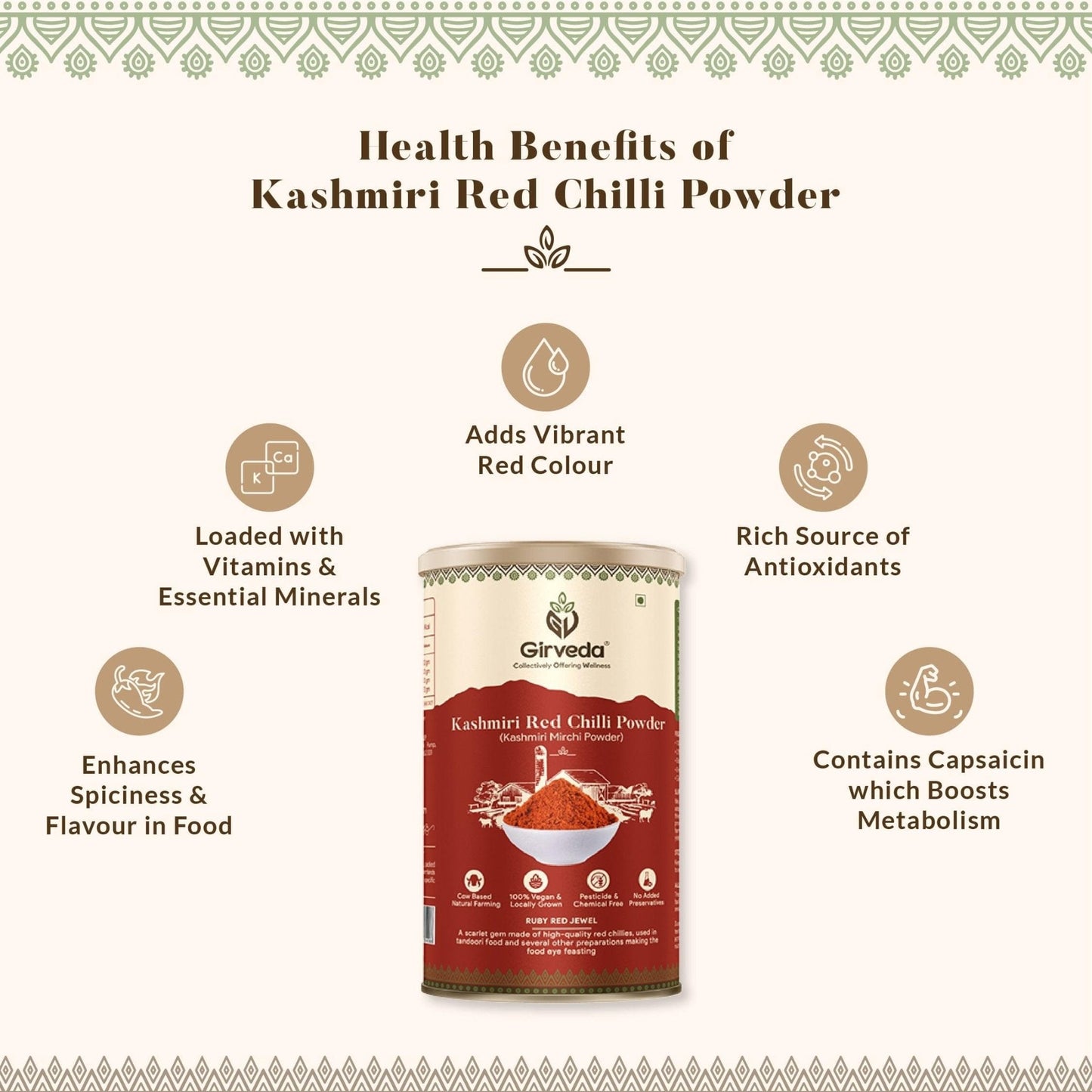 Kashmiri Red Chilli Powder