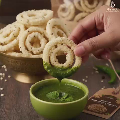 Potato Sabudana Chakri